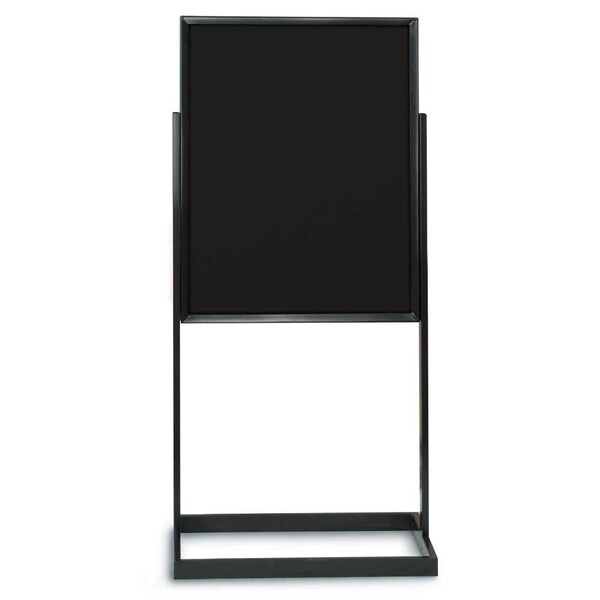 United Visual Products Sliding Door Indoor Enclosed Corkboard, 4 UV9025ACS4824-BRONZE-DBURGU - main